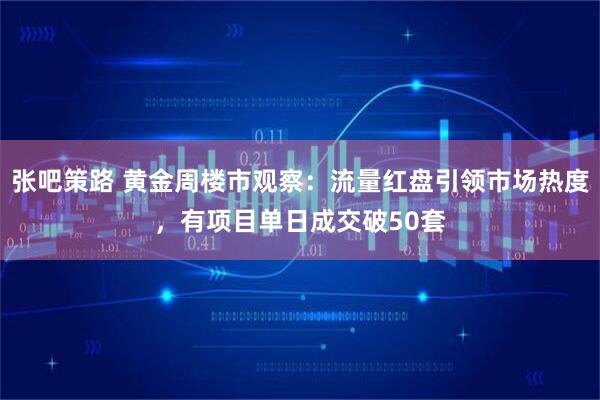 张吧策路 黄金周楼市观察：流量红盘引领市场热度，有项目单日成交破50套